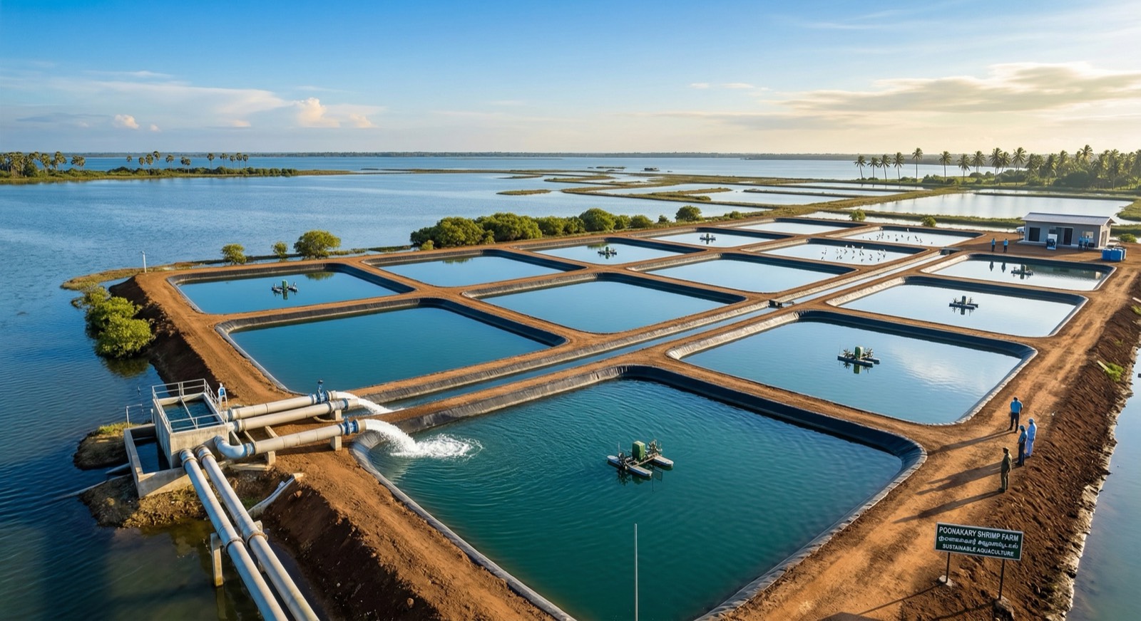 Poonakary Farm — Full Lagoon Panorama